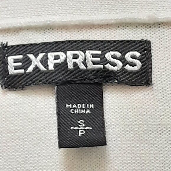 Express Striped V Neck Cardigan Sweater - Picture 4 of 6